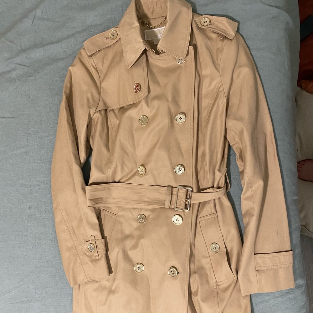 Michael Kors Tan Trench Coat
